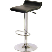 Load image into Gallery viewer, Modern Air-Lift Adjustable Bar Stools with Black PVC Seat