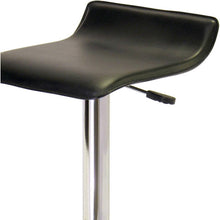 Load image into Gallery viewer, Modern Air-Lift Adjustable Bar Stools with Black PVC Seat
