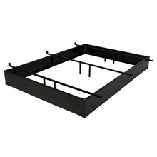 Load image into Gallery viewer, Queen size Hotel Style Metal Bed Base Bed Frame in Espresso - 7.5-inch High