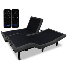 Load image into Gallery viewer, Split King Adjustable Bed Frame Base with Wireless Remote