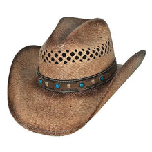 Load image into Gallery viewer, Bullhide Spotlight - Raffia Straw Cowboy Hat