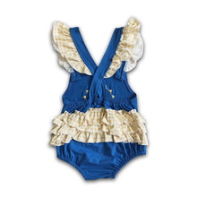 Load image into Gallery viewer, You are my sunshine embroidery baby girl romper