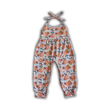 Load image into Gallery viewer, Peach sleeveless jumper kids girls jumpsuit