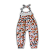 Load image into Gallery viewer, Peach sleeveless jumper kids girls jumpsuit