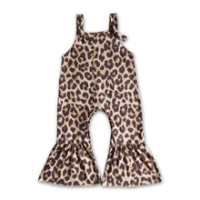 Load image into Gallery viewer, Leopard pants length baby girls fall jumpsuit