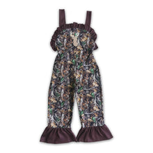 Load image into Gallery viewer, Deer print camo long sleeve kids fall jumpsuit