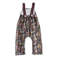 Load image into Gallery viewer, Deer pocket camo sleeveless baby boy romper
