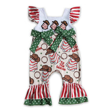 Load image into Gallery viewer, Cake embroidery 'Tis the season baby girls Christmas romper
