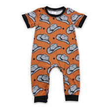 Load image into Gallery viewer, Hats short sleeves baby kids summer western romper