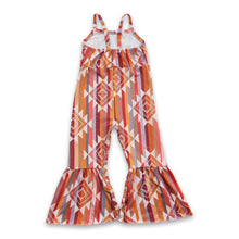 Load image into Gallery viewer, Aztec sleeveless western kids girls jumpsuit