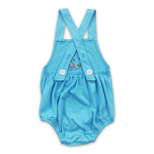 Load image into Gallery viewer, Blue dog embroidery cute baby boy romper