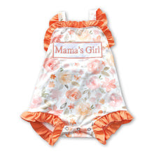 Load image into Gallery viewer, Mama's girl floral mother's day baby girls romper