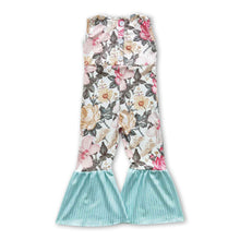 Load image into Gallery viewer, Sleeveless floral kids girls jumpsuit