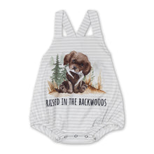 Load image into Gallery viewer, Sleeveless stripe dog baby boys romper