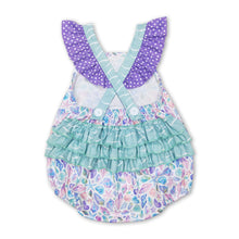 Load image into Gallery viewer, Flutter sleeves conch bubble baby summer romper