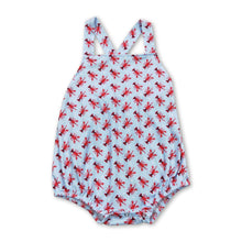 Load image into Gallery viewer, Crawfish sleeveless bubble baby boy romper
