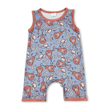 Load image into Gallery viewer, Sleeveless hat guitar baby boy western romper