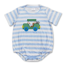 Load image into Gallery viewer, Short sleeves stripe golf baby kids romper