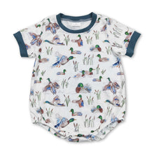 Load image into Gallery viewer, Short sleeves duck baby boys summer romper