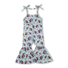 Load image into Gallery viewer, Susepnder arrow floral kids girls jumpsuit