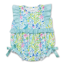 Load image into Gallery viewer, Flutter sleeves starfish baby girls summer romper