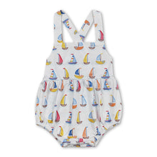 Load image into Gallery viewer, Sleeveless boat baby boys summer romper