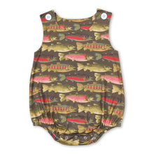 Load image into Gallery viewer, Sleeveless fish baby boys summer  romper