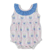 Load image into Gallery viewer, Sleeveless pink floral baby girls romper