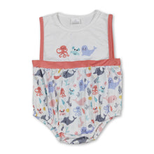 Load image into Gallery viewer, Sleeveless crab octopus baby kids summer romper
