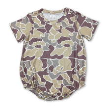 Load image into Gallery viewer, Short sleeves camo baby boys romper
