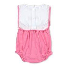 Load image into Gallery viewer, I love MOM sleeveless pink baby girls mother's day romper