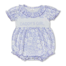 Load image into Gallery viewer, Short sleeves floral DADDY'S Girl baby romper