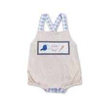 Load image into Gallery viewer, Straps baseball baby boys summer romper