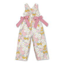 Load image into Gallery viewer, Straps floral daisy kids girls jumpsuit