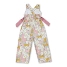 Load image into Gallery viewer, Straps floral daisy kids girls jumpsuit