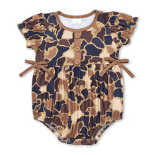 Load image into Gallery viewer, Sleeveless duck deer camo baby girl romper
