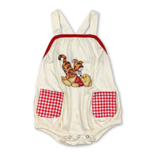 Load image into Gallery viewer, Yellow straps bear baby boys pocket romper