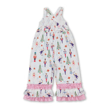 Load image into Gallery viewer, Straps ballet king Christmas tree kids girls overalls