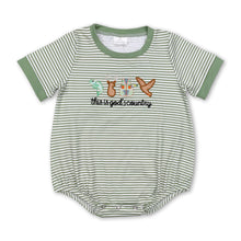 Load image into Gallery viewer, This is god's country fish deer duck baby boy romper