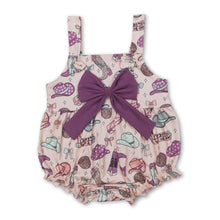 Load image into Gallery viewer, Straps bow boots hat western baby girls romper