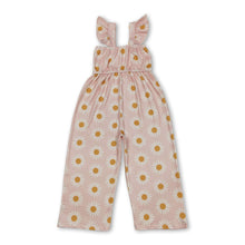 Load image into Gallery viewer, Flutter sleeves daisy kids girls summer jumpsuit