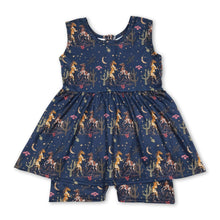 Load image into Gallery viewer, Cactus horse rodeo girls summer one piece jumpsuit