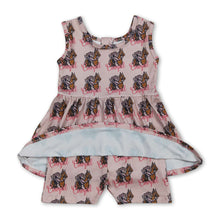 Load image into Gallery viewer, Cowgirl rodeo girls summer western one piece jumpsuit