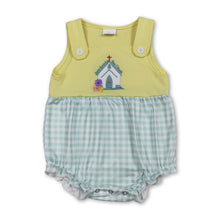 Load image into Gallery viewer, Sleeveless Jesus loves me this I know church girl romper