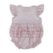 Load image into Gallery viewer, I'm literally just a girl ruffle make up baby romper
