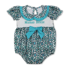 Load image into Gallery viewer, Short sleeves western mamas bestie baby girls romper