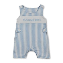 Load image into Gallery viewer, Sleeveless stripe mama's boy baby summer romper