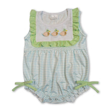 Load image into Gallery viewer, Sleeveless duck embroidery baby girl summer romper