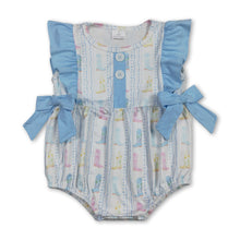 Load image into Gallery viewer, Flutter sleeves boots heart baby girls summer romper