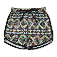 Load image into Gallery viewer, Aztec western adult women summer shorts